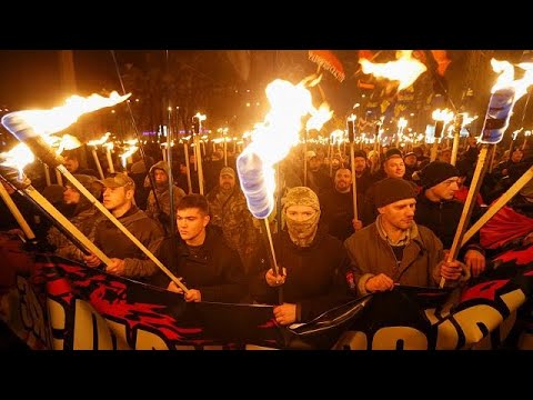 Ukraine: march for Bandera's birthday