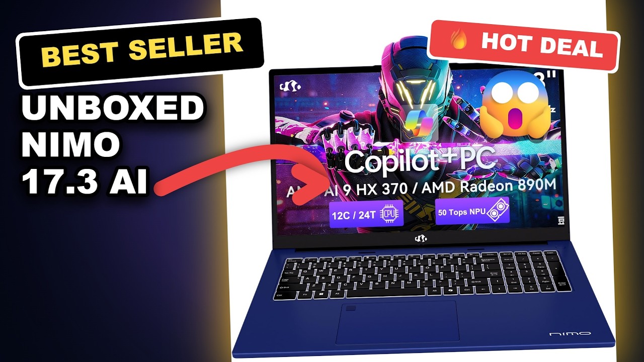 Unboxed NIMO 17.3 AI Laptop: Is It Worth the Investment for Business Students? review video