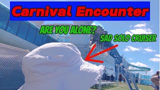Solo cruise Carnival Encounter, Truth, Dark-side, Tips and Hacks, oceanview obstructed cabin tour
