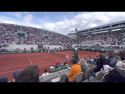 Hugo Gaston vs Alex de Minaur @ The French Open 2022#frenchopen #paris