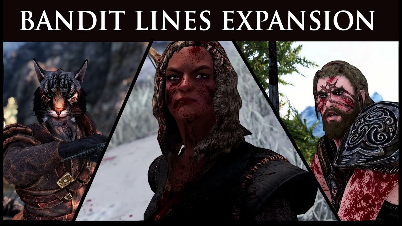 New Immersive Lines for Bandits (Skyrim) - YouTube
