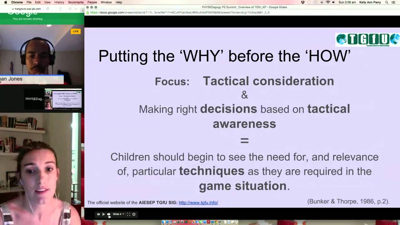 Part One: An Overview of the TGfU Model--Putting the Why Before the How