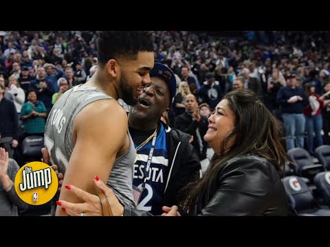 卡爾-安東尼-唐斯在喪母之痛的情況下復出，他的感情生活也是如此。 (Karl-Anthony Towns is making an emotional comeback after losing his mother to COVID-19 | The Jump)