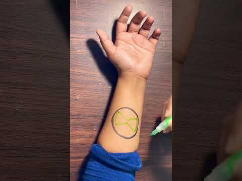 Easy Drawing #shorts #youtubeshort #diy #easydrawing #drawing #tattoo #ben10