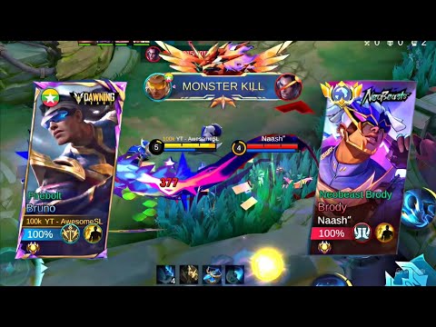 BRUNO VS TOP GLOBAL BRODY 💀 WHO WILL WIN?? MLBB | BRUNO GAMEPLAY ⚡