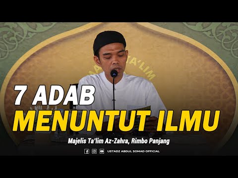 7 ADAB MENUNTUT ILMU Taqmir.com