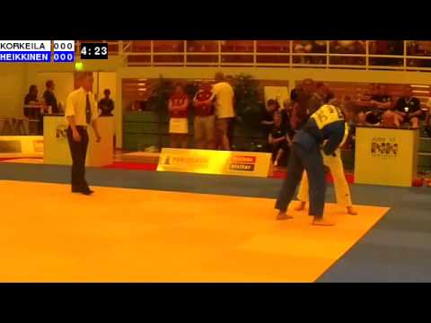 Judo Nordic Championships 2014: M-66: KORKEILA - HEIKKINEN