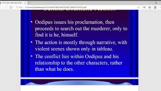 Oedipus Rex Themes, Symbols,Spectacles