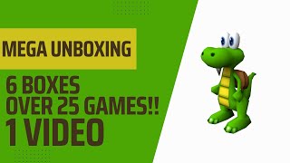 Retro Game Unboxing!!  Massive Video Games Monthly Haul Part 5