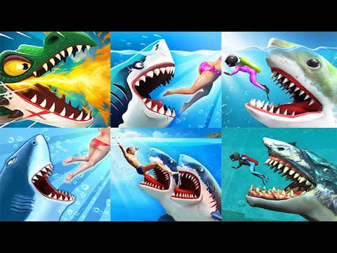 Shark Simulator 2020, Hungry Shark World, Double Head Shark Attack, Whale Shark Sim, Hungry Dragon