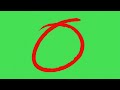 4K Red Circle 3D Green Screen Video /|\ Creative Commons /|\ No Copyright.