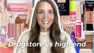 High end makeup vs drugstore makeup | finding dupes for my high end products