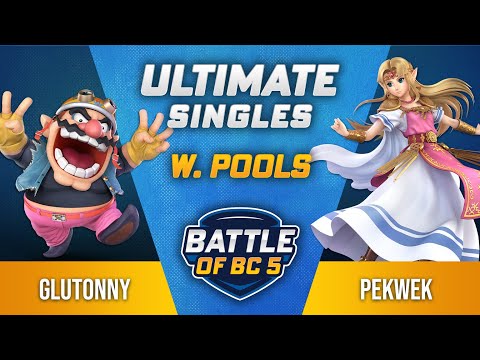 Glutonny (Wario) vs pekwek (Zelda) - Ultimate Singles Winners Pools - Battle of BC 5