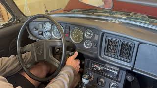 1979 MG MGB Roadster-Cold Start