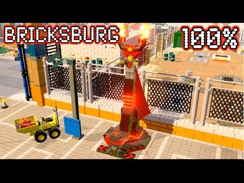 The Lego Movie Video Game - Bricksburg - Free Play 100%