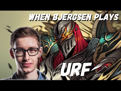 WHEN BJERGSEN PLAYS URF - ZED (League of Legends)