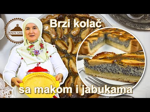 Quick apple pie with poppy seeds / Binin Sahan