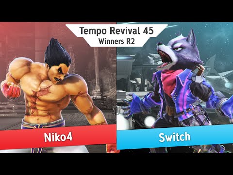 Tempo Revival 45 - Niko4 (Kazuya) Vs. Switch (Wolf) - WR2 - Smash Ultimate