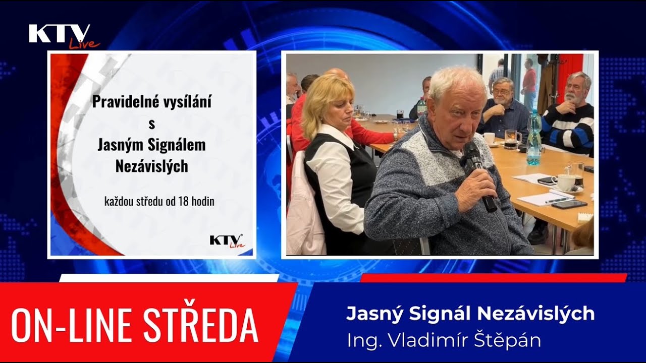 #1 On-line středa s Jasným Signálem Nezávislých - Ing. Vladimír Štěpán - 2.4.2025