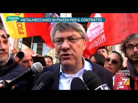 Metalmeccanici in piazza per il contratto