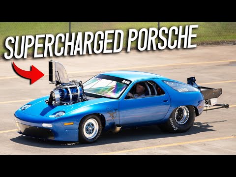 3500hp Supercharged V8 Porsche 928 'Blue Shark'