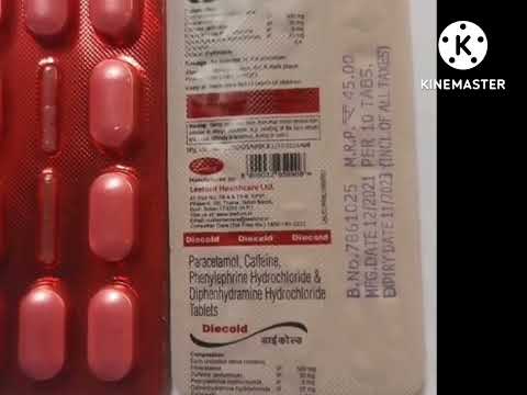 Leeford Diecold Tablet (Paracetamol + CPM + Phenylephrine)