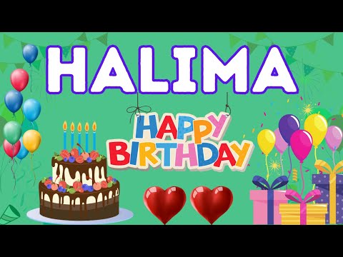 Happy Birthday Halima, Birthday of Halima, Best Birthday Wishes