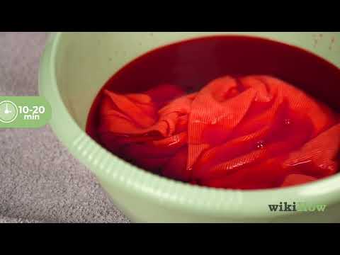 How to Dye Clothes with Food Coloring
