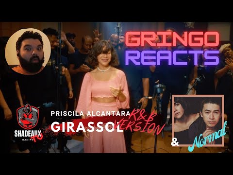 Gringo Reacts to Brazilian song Grirassol (R&B) version - Priscilla Alcantara
