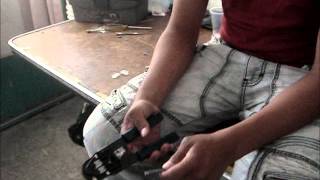 como desarmar un tecldao y como armar cables cruzados y directosUTP