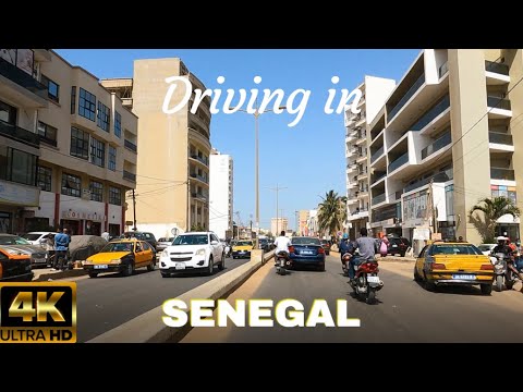 Virtual Driving Tour around Senegal【4K】