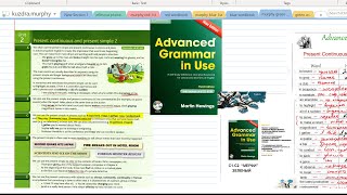 2.1 Advanced Grammar in Use.  Unit 2. Present Continuous and Present Simple 2.+Exercises