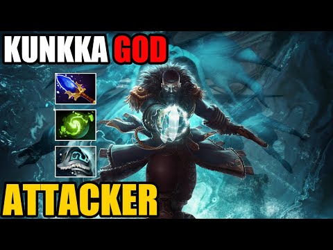 ATTACKER [Kunkka] Imba Torrent Scepter + Refresher 7.24 Dota 2