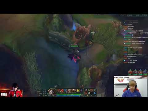 SKT Thal stream Darius, KDA 2/2/0, Jul 11, 2018
