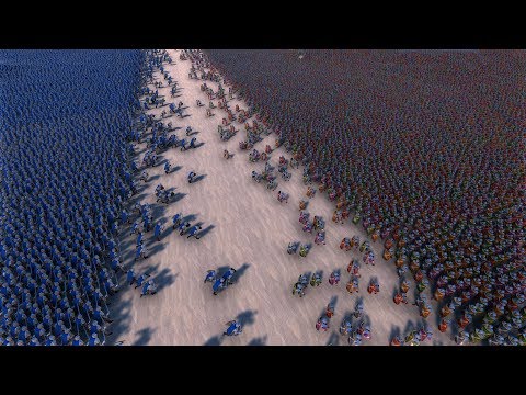 20000 HEAVY KNIGHTS vs 40000 ROMANS - Ultimate Epic Battle Simulator