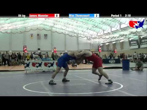James Mannier vs. Max Thomusseit at 2013 ASICS University Nationals - FS