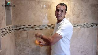 How to Seal grout   Sealer Demonstration