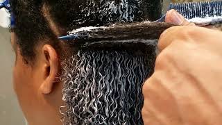 Soltura de Cachos, cabelo tipo 4A, fator encolhimento elevado, metodologia QSP SYSTEM CONTROL.