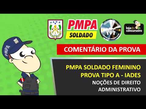 Correção da Prova PMPA Feminino 2021 - NOÇÕES DE DIREITO ADMINISTRATITOV - Klewerton Cunha