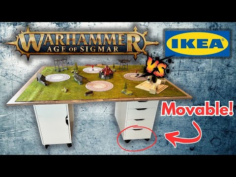 How to make yourself a Hobby Desk that double as a Wargaming Table!!