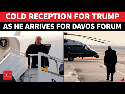 Europe Snubs Trump; No Red Carpet, No Grand Welcome As He Steps Onto Swiss Soil Amid Greenland Row