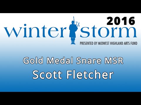 Winter Storm 2016 - Gold Medal Snare - MSR Qualifier - Scott Fletcher