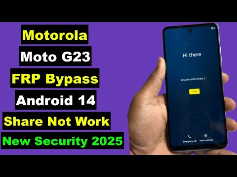 Motorola Moto G23 FRP Bypass Share Not Working | Motorola Moto G23 FRP Unlock/Bypass Google Account