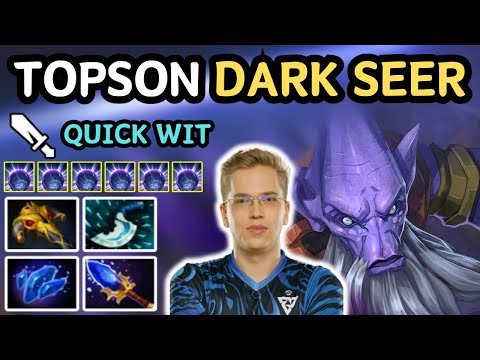 🔥 7.36a TOPSON DARK SEER Midlane 🔥 New Midlane Hero By Topson - Dota 2