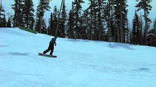 Snowboarding at Arizona Snowbowl Terrain Park.  HD Edit for 2011.