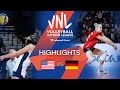 🇺🇸 USA vs. 🇩🇪 GER - Highlights Week 3 | Women's VNL 2022