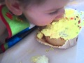 Brody Eating His Cake