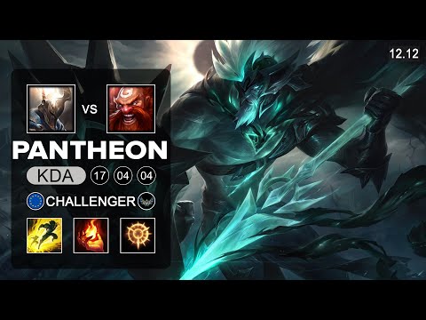Pantheon vs Gragas Top - EUW Challenger - Patch 12.12 Season 12