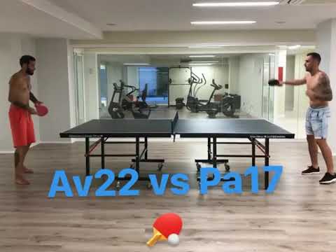 Vidal vs Alcaser in tabble tennis