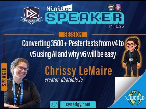 Converting 3500+ Pester tests from v4 to v5 using AI and why v6 will be easy   Chrissy LeMaire